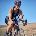 Tuta da triathlon da donna ZONE3 Activate Trisuit nero/turchese 7