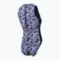 Costume intero donna ZONE3 Pacific Koa Collo Alto nero/verde 5