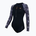 Costume intero donna ZONE3 OWS Renew nero/grigio