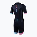 Tuta da triathlon da donna ZONE3 Activate+ Trisuit nero/neon 2