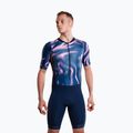 Body da triathlon da uomo ZONE3 Activate+ Trisuit print 6