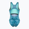 Costume da bagno intero da donna ZONE3 Classic teal tie-dye 2