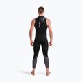 Muta da triathlon uomo ZONE3 Glide Sleeveless Wetsuit black/grey 4