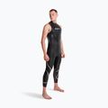 Muta da triathlon uomo ZONE3 Glide Sleeveless Wetsuit black/grey 5