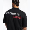T-shirt da uomo Boxraw Boxing is Love Oversized Black 9