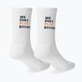 Calze da uomo BOXRAW We Don't Play Boxing Crew 3 pairs white 3