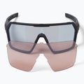 Occhiali da sole Endura Singletrack Photochromic black/fotochromic silver flash mirror/ambe 5