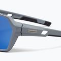 Occhiali da sole Endura Singletrack dreich grigio/blu revo smoke/clear silver flash mirror 4
