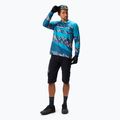 Endura Patchwork Ltd Uomo manica lunga da ciclismo blu stampata 2
