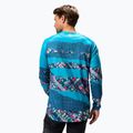 Endura Patchwork Ltd Uomo manica lunga da ciclismo blu stampata 3