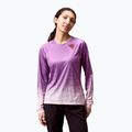 Maglia a maniche lunghe da ciclismo da donna Endura Singletrack Print W end purple