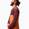 Maglia a maniche lunghe da ciclismo da uomo Endura Core Printed end orange 5