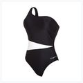 Costume intero da donna Zoggs Lattice One Shoulder blu/bianco 5