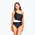 Costume intero da donna Zoggs Lattice One Shoulder blu/bianco 7