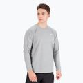 Maniche lunghe da allenamento da uomo Nike Heather particle grey