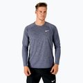 Maniche lunghe da allenamento da uomo Nike Heather midnight navy