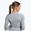 Top da allenamento a maniche lunghe da donna Gymshark Vital Seamless Crop Top grigio chiaro 3