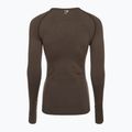 Gymshark Vital Seamless Top a maniche lunghe da donna per l'allenamento, marrone/bianco 7