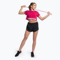 Gymshark Training Fraction Crop Top da donna rosa lava 2