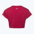 Gymshark Training Fraction Crop Top da donna rosa lava 6