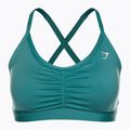 Gymshark Reggiseno sportivo da allenamento increspato fauna teal fitness 5
