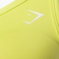 Gymshark Reggiseno da allenamento increspato Sport glitch giallo fitness 7