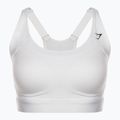 Gymshark Racer Back Training Reggiseno sportivo fitness bianco 6