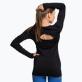 Top Gymshark Flex a maniche lunghe da donna per l'allenamento, nero 3