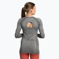 Gymshark Flex Top a manica lunga da donna per allenamento, grigio antracite 3