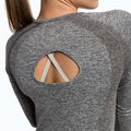 Gymshark Flex Top a manica lunga da donna per allenamento, grigio antracite 5