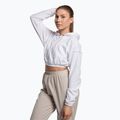 Felpa da allenamento donna Gymshark KK Twins Zip Up Crop bianco