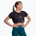 Gymshark KK Twins Raw Crop Top donna nero/grigio