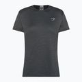 T-shirt da allenamento Gymshark Running Top SS donna grigio scuro 5