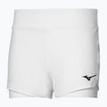 Pantaloncini da tennis da donna Mizuno Flex Short bianco