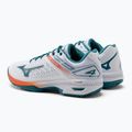 Mizuno Aw21 Wave Exceed Tour 4 Cc scarpe da tennis bianco 61GC207485 3