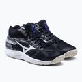 Scarpe da pallamano Mizuno Stealth Star Mid per bambini blu navy X1GC211502 5