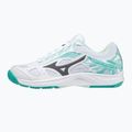 Scarpe da tennis da donna Mizuno Break Shot 3 AC bianco e verde 61GA212623 10