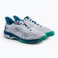 Scarpe da tennis da uomo Mizuno Wave Exceed Tour 5CC bianco 61GC2274 5