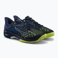 Scarpe da tennis da uomo Mizuno Wave Exceed Tour 5CC blu navy 61GC2274 5