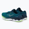 Scarpe da corsa da uomo Mizuno Wave Skyrise 3 blu J1GC220901 4