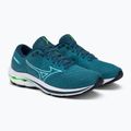 Scarpe da corsa da uomo Mizuno Wave Inspire 18 blu J1GC224402 4