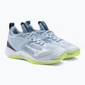 Scarpe da pallavolo donna Mizuno Wave Momentum 2 erica/bianco/neo lime 4