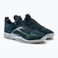 Scarpe da pallamano da uomo Mizuno Ghost Shadow verde X1GA218038 5