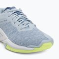 Scarpe da pallamano da donna Mizuno Wave Stealth Neo erica/bianco/neo lime 7