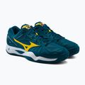 Scarpe da tennis da uomo Mizuno Wave Intense Tour 5 AC blu 61GA190030 5