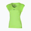 Maglietta da corsa da donna Mizuno Aero Tee neolime 3