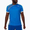 Maglietta da tennis da uomo Mizuno Shadow Graphic Tee blu nebulosa