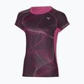 Maglietta da corsa da donna Mizuno Aero Tee gape wine