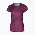 Maglietta da running da donna Mizuno Graphic Tee magenta haze