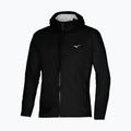 Giacca da corsa da uomo Mizuno Waterproof 20K ER nero